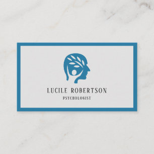 Psychologin Psychiatrist Counselor Visitenkarte
