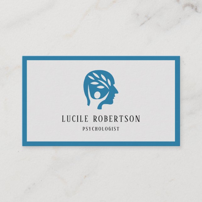 Psychologin Psychiatrist Counselor Visitenkarte (Vorderseite)