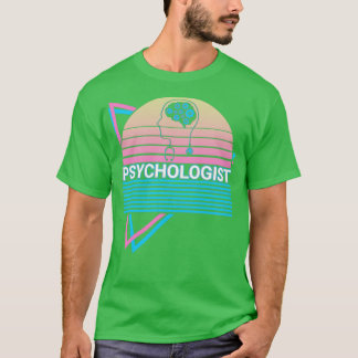 Psychologin Psychologie Retro T-Shirt