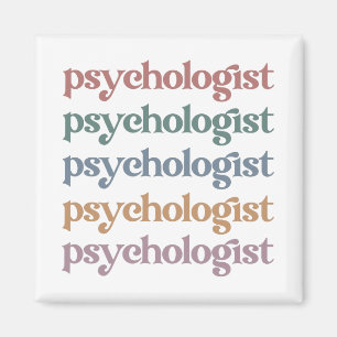 Psychologin Psychologie Student Abschluss Magnet