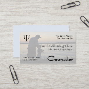 Psychologin Psychologin Psychologie Business Card Visitenkarte