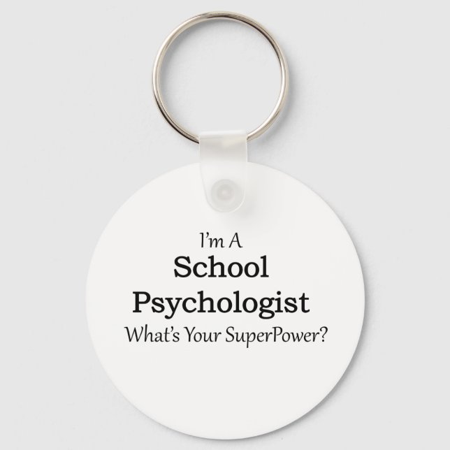 Psychologin Schlüsselanhänger (Vorderseite)