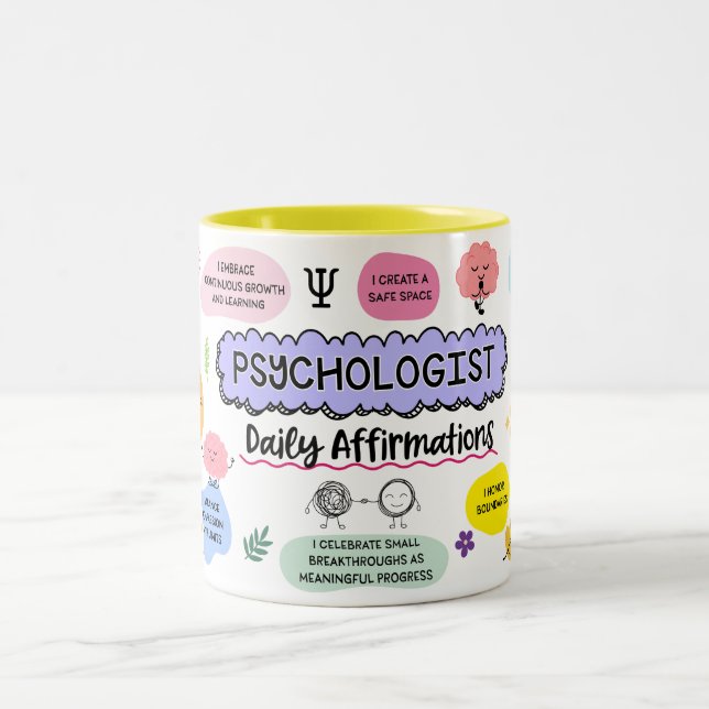 Psychologin Tasse - Tägliche Affirmationen Kaffeez (Mittel)