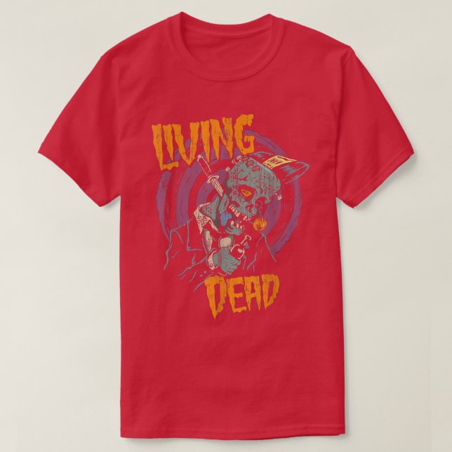 Psychologisch Horror Punk Rock (HR) Living Dead Zo T-Shirt (Design vorne)