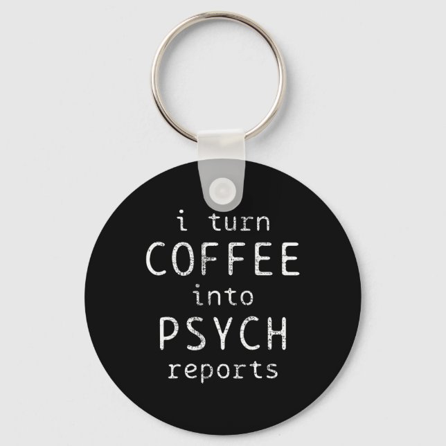 Psychologische Berichte Psychologin Psychologie Schlüsselanhänger (Vorderseite)
