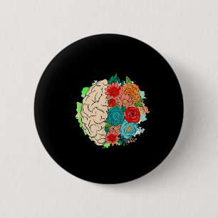 Psychologische Blume Psychologe Button