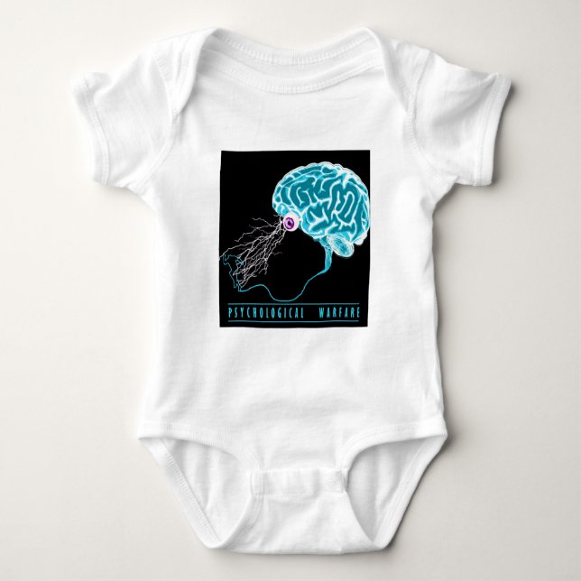 Psychologische Kriegsführung Baby Strampler (Vorderseite)