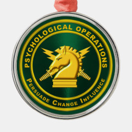 PSYCHOLOGISCHE OPERATIONEN ORNAMENT AUS METALL