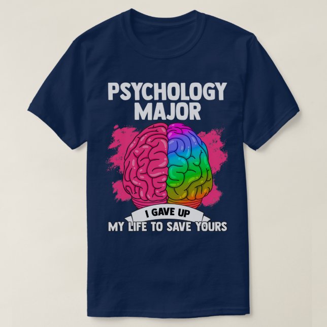 Psychologische Psychologin Therapist Gift Psyche 1 T-Shirt (Design vorne)