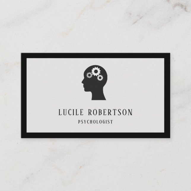 Psychologue Psychiatre Conseiller Carte de visite (Devant)