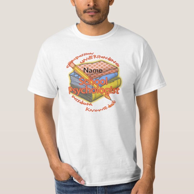 Psychologue scolaire Moto T-Shirt (Devant)