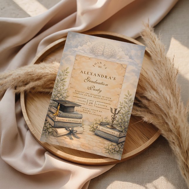 Psychology Graduation Einladung (Von Creator hochgeladen)