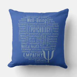 PSYCHOLOGY Word Spezielle Farbwerfer-Kopfkissen Kissen