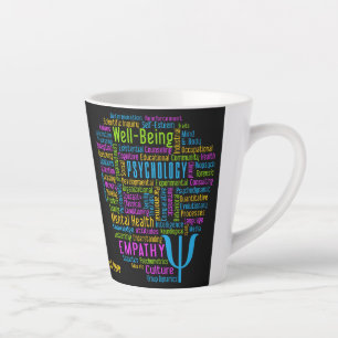 PSYCHOLOGY Word-Textanzeige Milchtasse