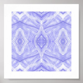 Psychomachia Purple Abstract Watercolor Art Poster