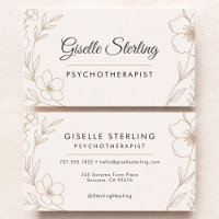 Psychotherapeut Botanisch Floral