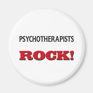 Psychotherapeut-Felsen Magnet