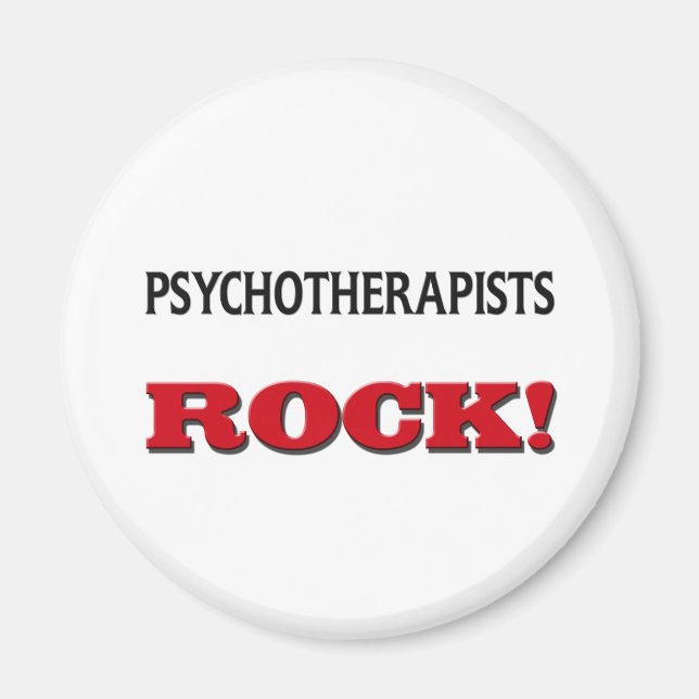 Psychotherapeut Rock Magnet (Vorne)
