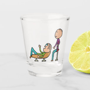 Psychotherapie Beratung und Therapie Schnapsglas