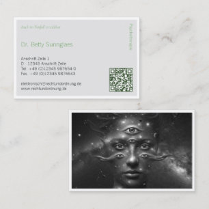Psychotherapie Das Auge kartenhaus Visitenkarte
