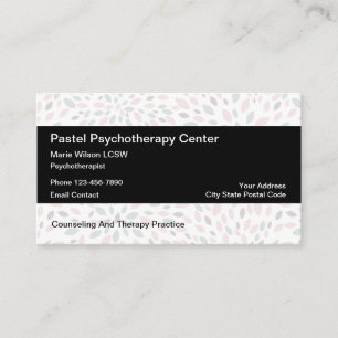 Psychotherapie für psychische Gesundheit Visitenkarte