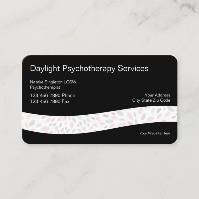 Psychotherapie Psychische Gesundheitsdienste Visitenkarte (Vorderseite)