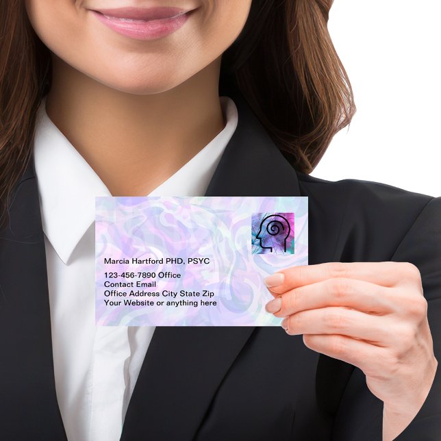 Psychotherapie - Visitenkarten für psychische Gesu Visitenkarte (Mental health business cards)