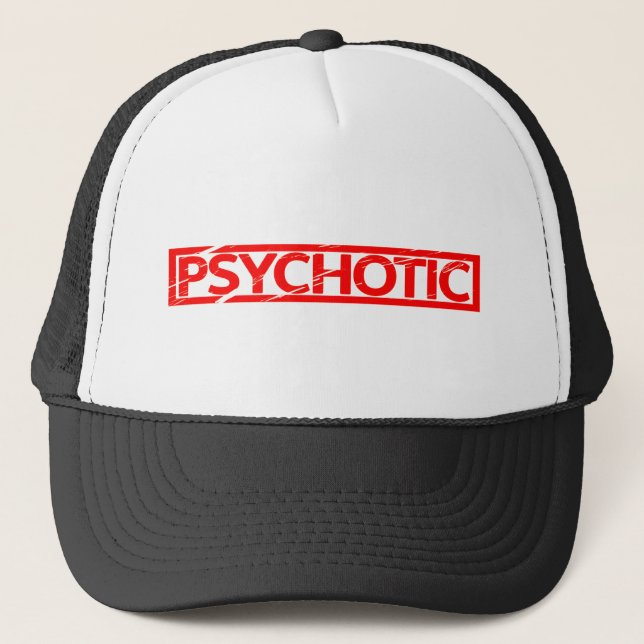 Psychotischer Stempel Truckerkappe (Vorderseite)