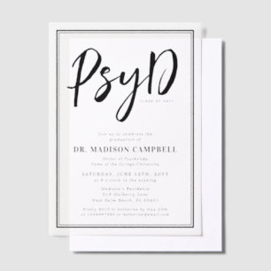 PsyD Doktor der Psychologie-Absolventin