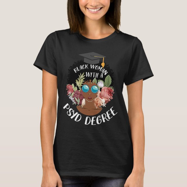 PsyD Doktor der Psychologie Doktorat Abschluss T-Shirt (Vorderseite)