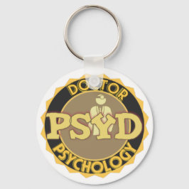 PsyD LOGO - DOCTOR OF PSYCHOLOGY Schlüsselanhänger