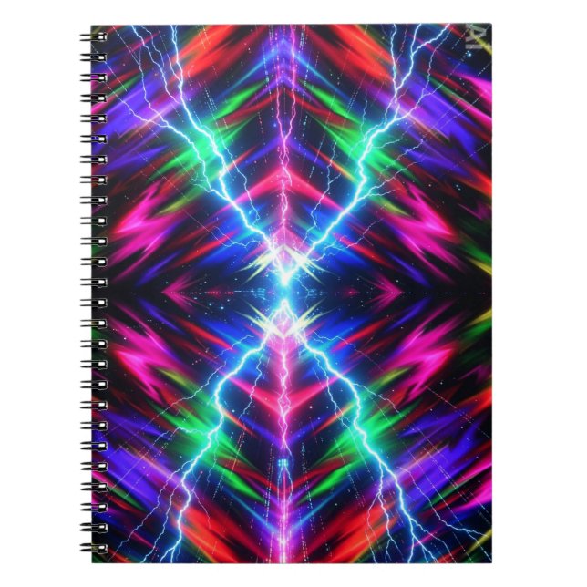 Psykodelik Notebook von Psyko-Daizie Notizblock (Vorderseite)