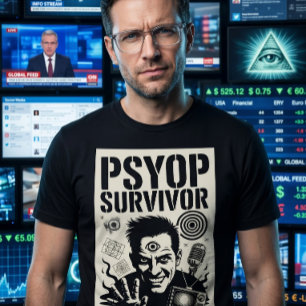 Psyop-Überlebender Irak Iran Massenvernichtungswaf T-Shirt