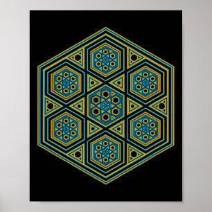 Psytrance-Festival-Kleidung Goa Trance Meditation Poster