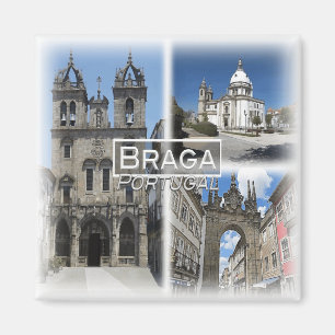 PT0031 Europa, Portugal, Braga, Kühlschrank Magnet
