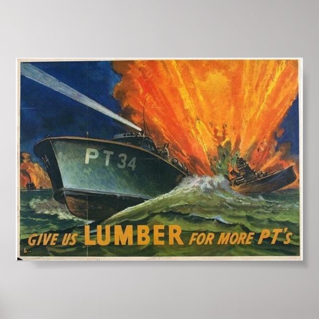 PT Boote WW2 Poster (Vorne)