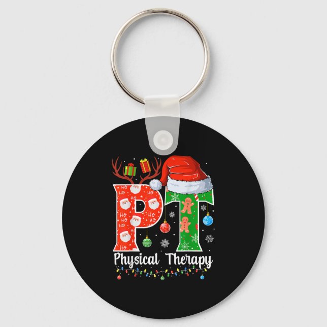 Pt Christmas Physical Therapy Christmas Pt Xmas  Schlüsselanhänger (Vorderseite)