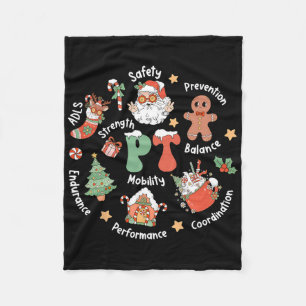 Pt Physiotherapie Santa Squad Weihnachten Physioth Fleecedecke