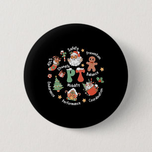 Pt Physiotherapie Santa Squad Weihnachts Physiothe Button