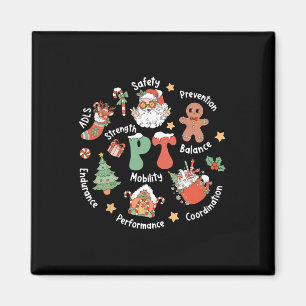 Pt Physiotherapie Santa Squad Weihnachts-Physiothe Magnet