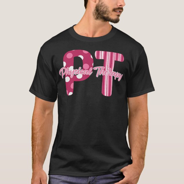 PT, Physiotherapie T-Shirt (Vorderseite)