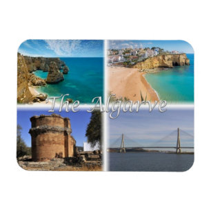 PT Portugal - Die Algarve - Magnet