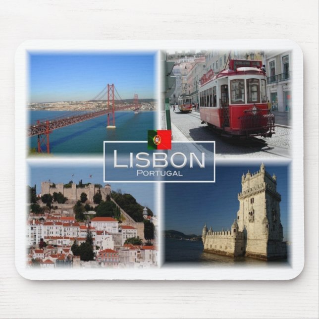 PT Portugal - Lissabon - Mousepad (Vorne)