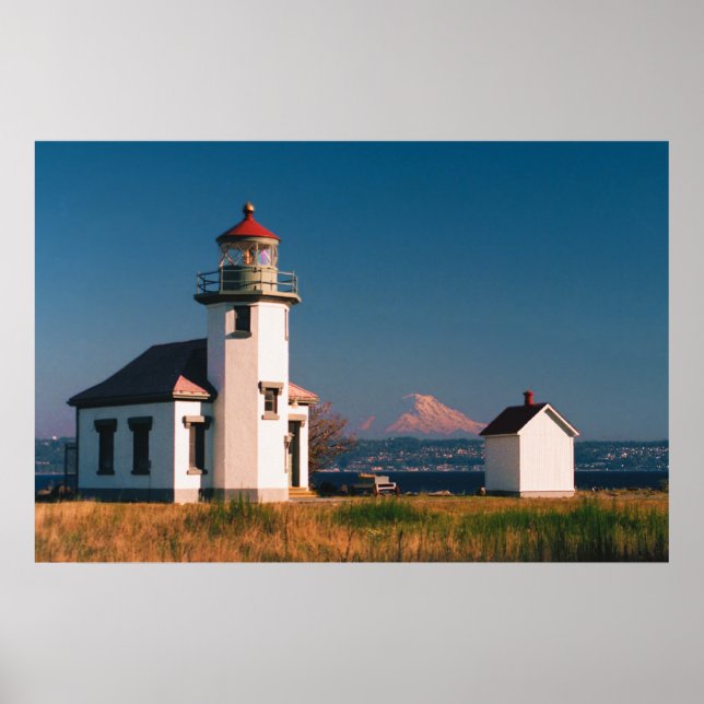 Pt Robinson Light House, Maury Island, Washington Poster (Vorne)