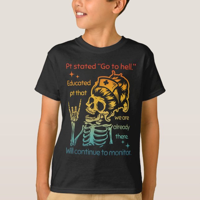 PT stand zu Hell ausgebildet Pt, dass wir Alrea si T-Shirt (Vorderseite)