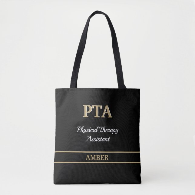 PTA (Physikalischer Therapieassistent) Totbeutel Tasche (Vorderseite)