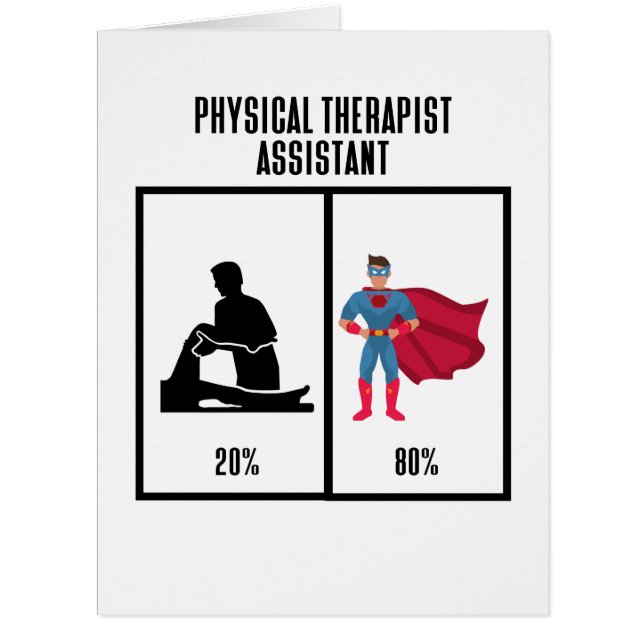 PTA Superhero, Assistent für Physiotherapie (Vorderseite)