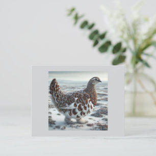 Ptarmigan Chicken Feiertagspostkarte