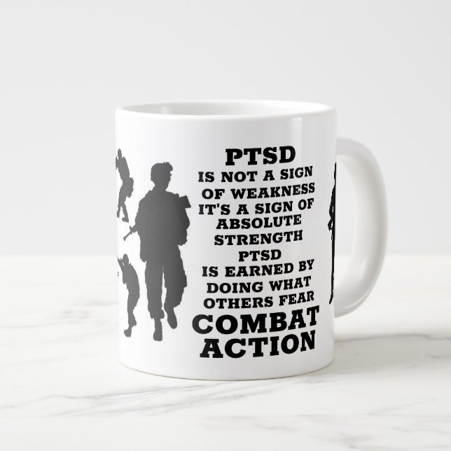 PTBS Jumbo-Tasse (Vorderseite Rechts)