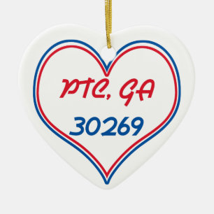 PTC GA 30269 - Herz Keramik Ornament